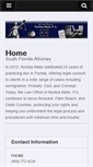 Mobile Screenshot of norlizabattslawfirm.com